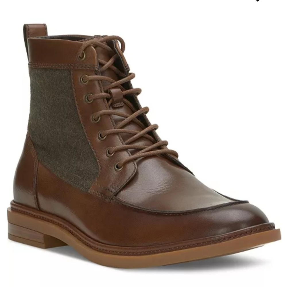 Vince Camuto Mens Bendmore Lace-up Boots sz 8
